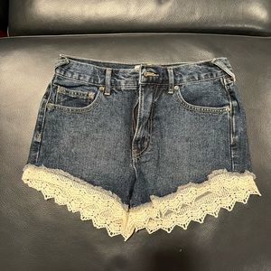 Free People Lacey Denim Cutoff Shorts